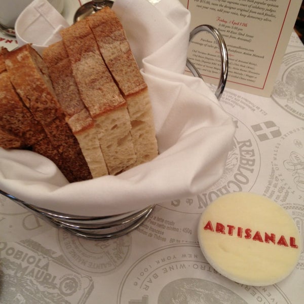 Photo taken at Artisanal Fromagerie &amp; Bistro by Bill Y. on 4/7/2013