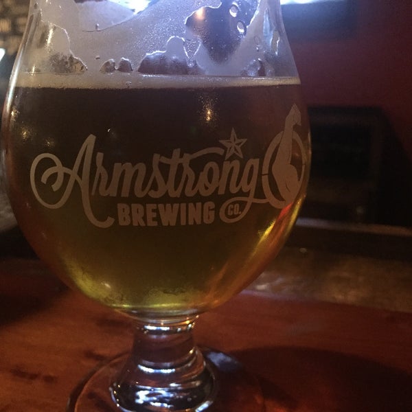 Photo taken at Armstrong Brewing Company by Rich B. on 10/19/2017