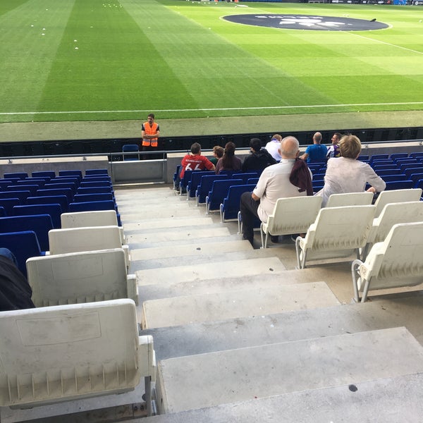 Photo taken at RCDE Stadium by Carlos C. on 10/20/2019