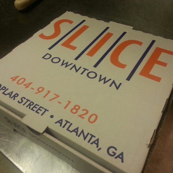 Photo taken at Slice Downtown by Brian B. on 1/24/2014