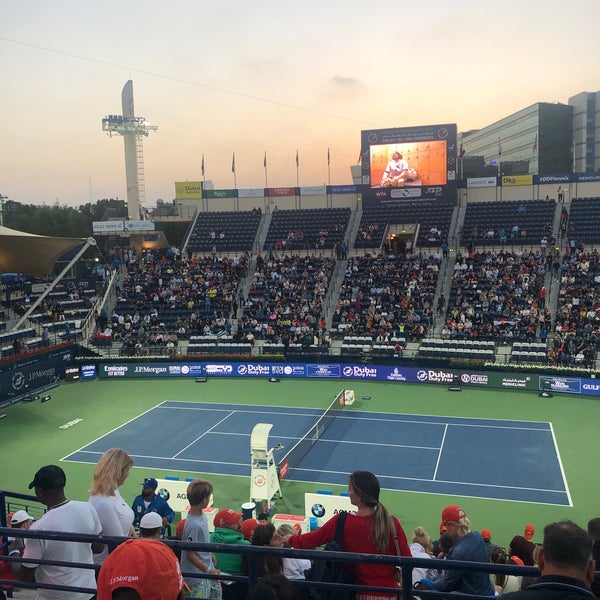 2/29/2020 tarihinde Abdullahziyaretçi tarafından Dubai Duty Free Dubai Tennis Championships'de çekilen fotoğraf