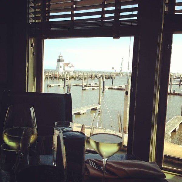 Photo taken at Fresh Salt at Saybrook Point Inn by Suzanne C. on 4/27/2013