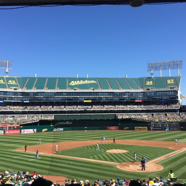 Photo taken at Oakland-Alameda County Coliseum by Dr. E.N. S. on 4/17/2016