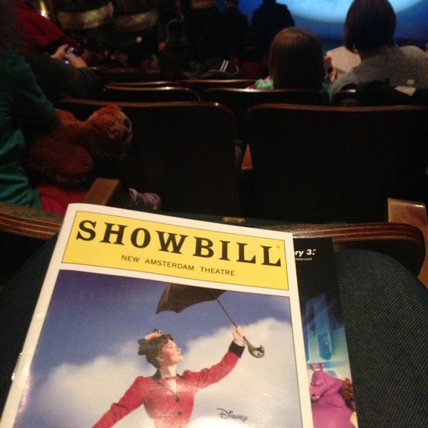 Photo taken at Disney&#39;s MARY POPPINS at the New Amsterdam Theatre by Jose S. on 2/24/2013