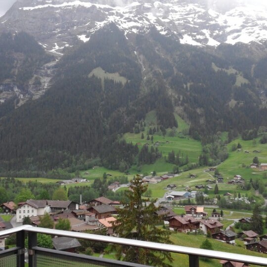 Das Foto wurde bei Belvedere Swiss Quality Hotel Grindelwald von Jung Y. am 5/28/2014 aufgenommen