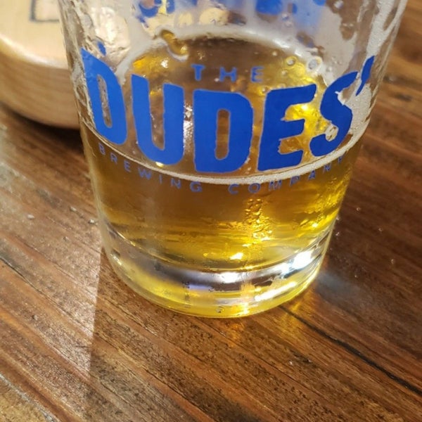 Photo taken at The Dudes&#39; Brewing Company by Philip T. on 7/29/2019