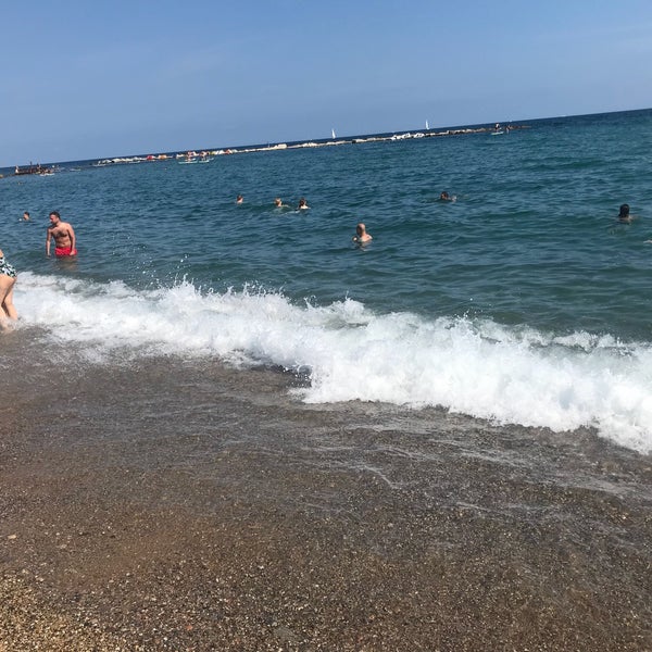 Photo taken at Sant Miquel Beach by 星 ⭐. on 9/19/2018
