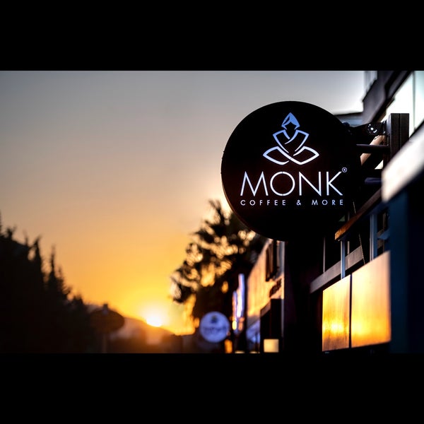 Photo taken at Monk Coffee &amp; More by Volkan E. on 7/31/2018