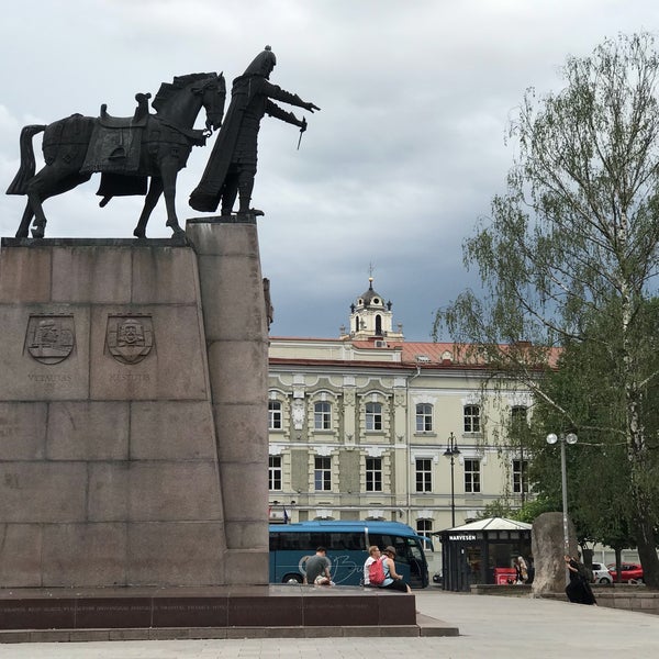 Photo taken at Great Duke Gediminas monument by LiLi S. on 6/21/2019