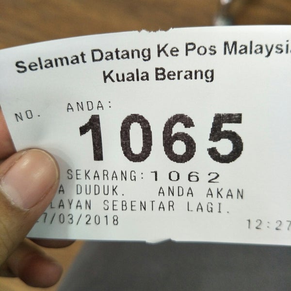 Pejabat Pos Kuala Berang Kuala Berang Terengganu