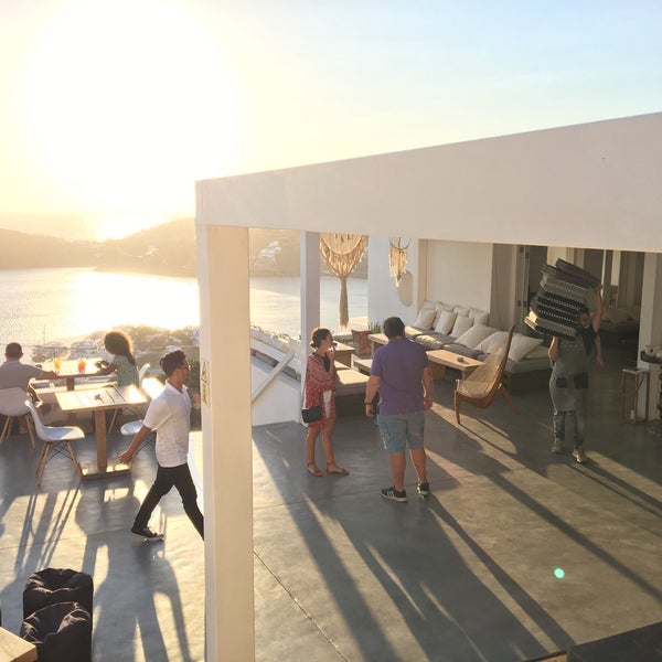 Photo taken at Ios Club - sunset cocktail bar by Val S. on 8/11/2018
