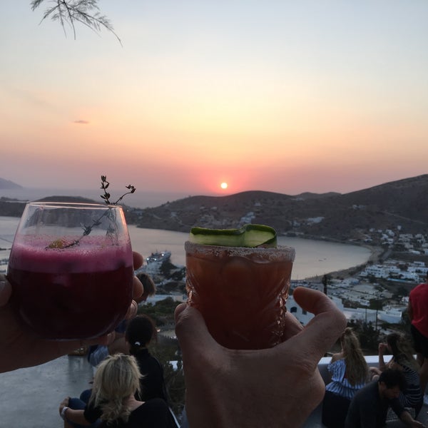 Photo taken at Ios Club - sunset cocktail bar by Val S. on 8/10/2018