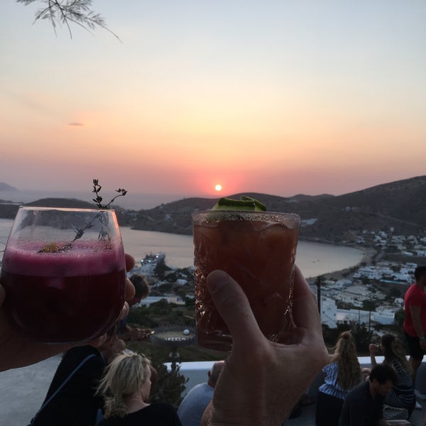 Photo taken at Ios Club - sunset cocktail bar by Val S. on 8/10/2018