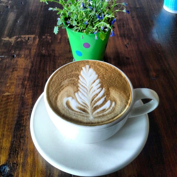 Photo taken at Taza. A social coffee house. by David T. on 3/27/2013