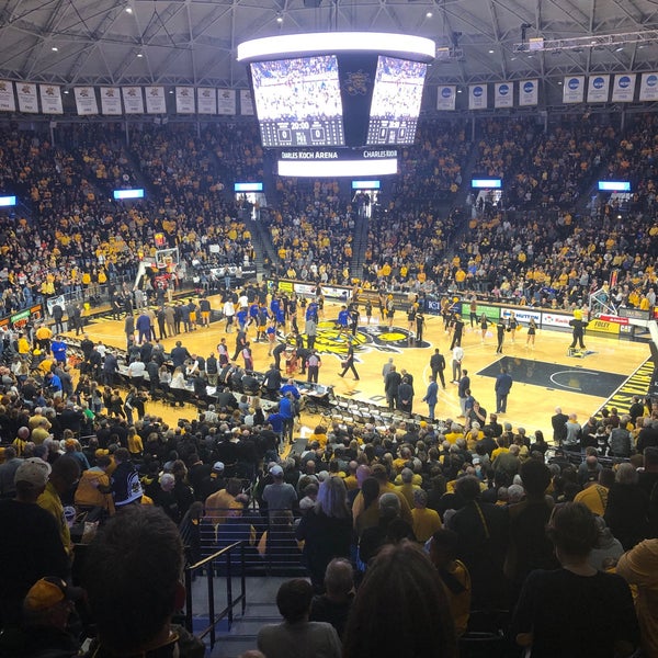 Photo taken at Charles Koch Arena by Alex P. on 3/8/2020