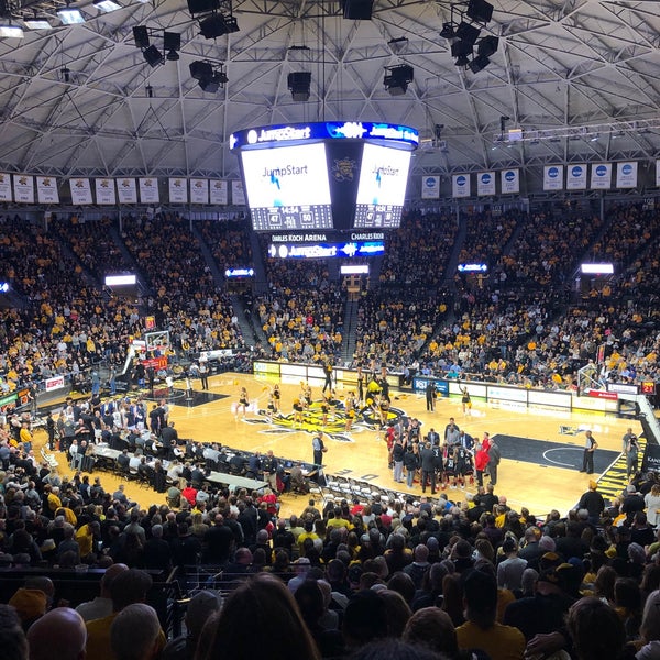 Photo taken at Charles Koch Arena by Alex P. on 2/7/2020