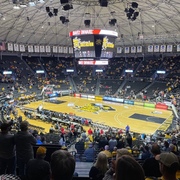 Photo taken at Charles Koch Arena by Alex P. on 11/10/2021