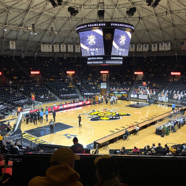 Photo taken at Charles Koch Arena by Alex P. on 2/4/2021