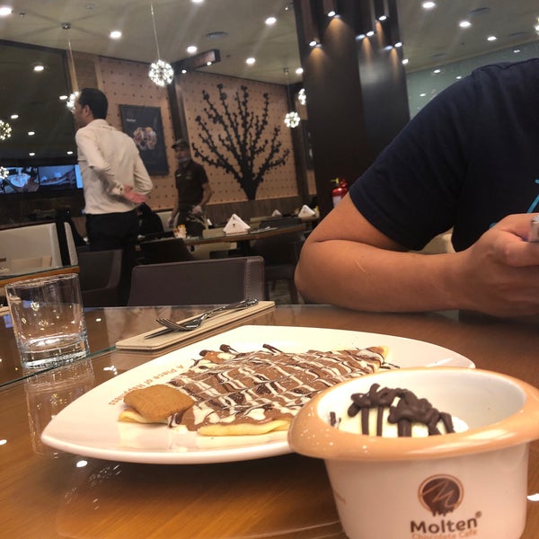 Feet in molten Chocolate