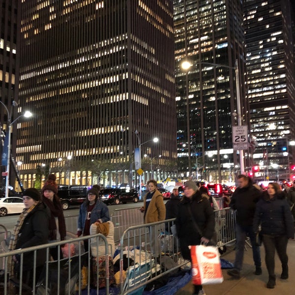 Saturday Night Live Standby Line - Plaza in Rockefeller Center