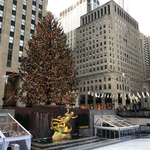 Photo taken at The Rink at Rockefeller Center by Varshith A. on 12/15/2020