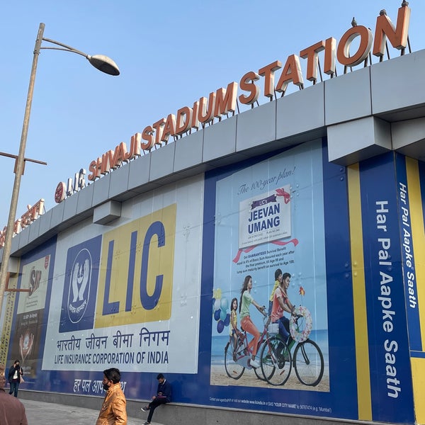 Shivaji Stadium Airport Metro Light Rail Station