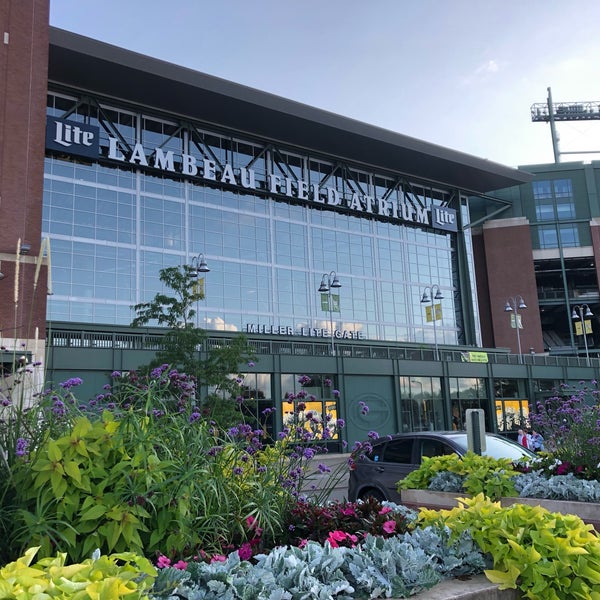 Photo taken at Lambeau Field by Varshith A. on 8/16/2019