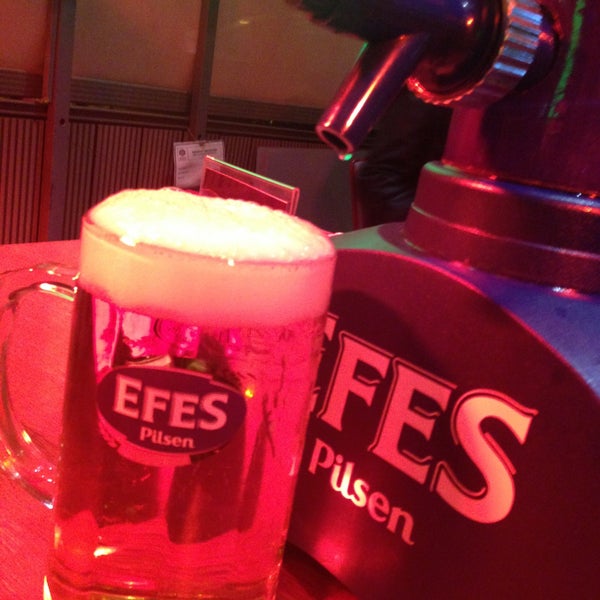 Photo taken at Efes Sports Pub by Johnson on 4/15/2013