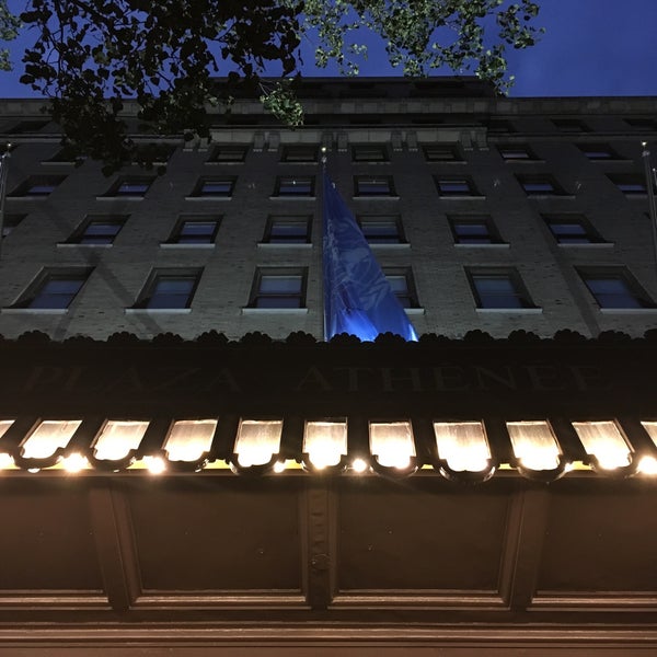 Photo taken at Hotel Plaza Athénée by Valentin C. on 9/14/2017