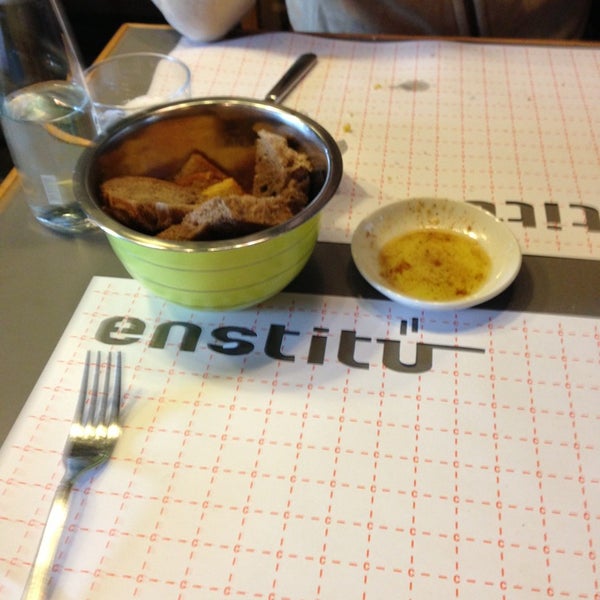 Photo taken at Enstitu Restoran (Istanbul Culinary Institute) by Zeyno Pelin D. on 2/14/2013