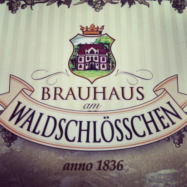 Photo taken at Paulaner Bräuhaus am Waldschlösschen by Arne on 8/3/2013