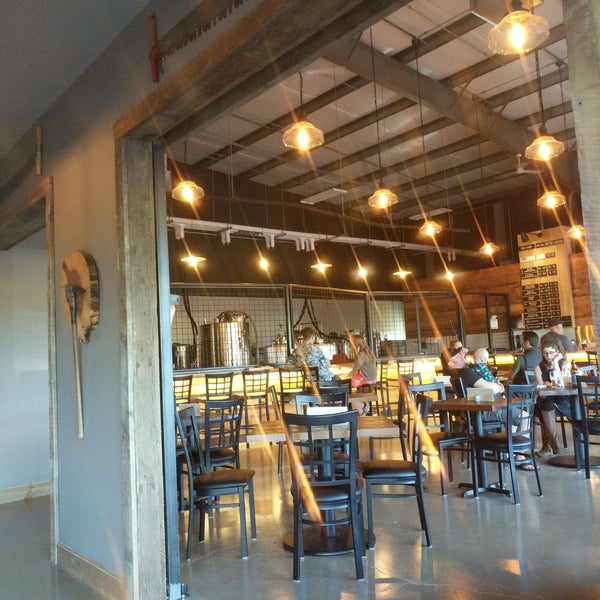 SAW has a new location! A big Tasting Room  with mill decor. Minors are allowed inside until 9 p.m. And they boast a gorgeous local menu. Come visit this gorgeous place and have a brew