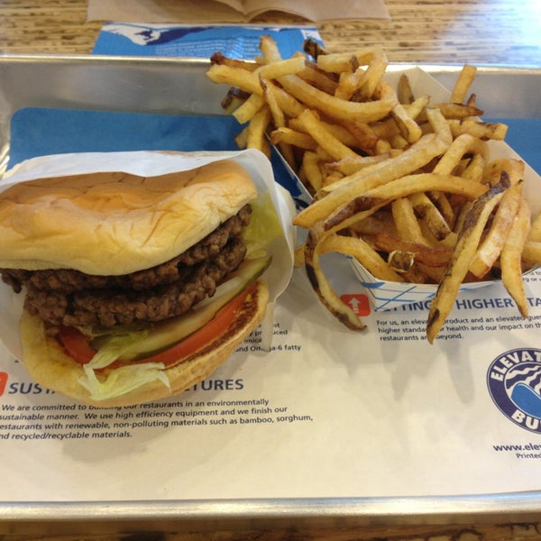 Photo taken at Elevation Burger by Kevin G. on 8/17/2013