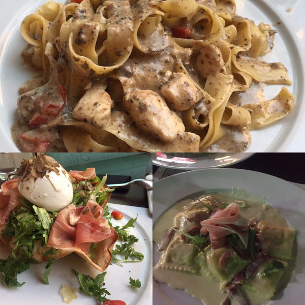 Took me a while to find, but I truly believe this is the best italian restaurant in Athens. One of my favs, papardelle con tartuffe and shrimps!