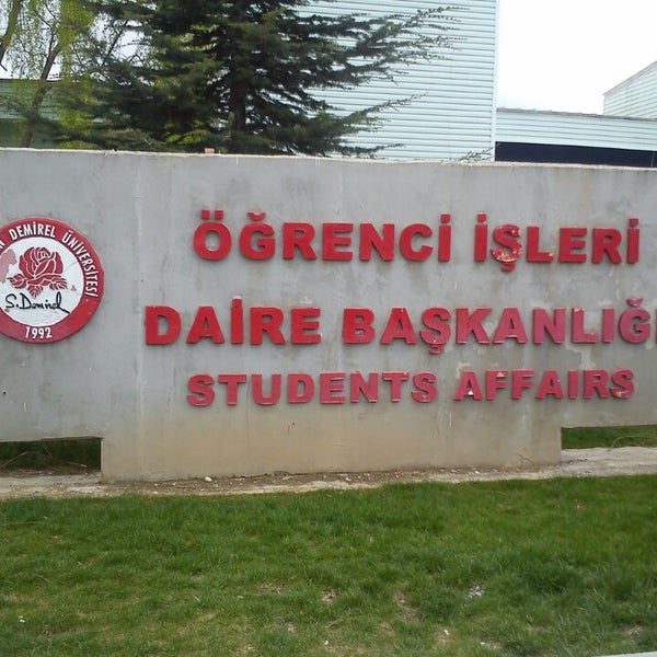 ogrenci isleri daire baskanligi isparta da universite idare binasi