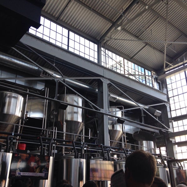 Photo taken at Bluejacket Brewery by Marshall D. on 4/4/2015