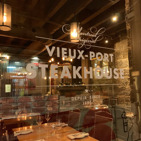 Снимок сделан в Vieux-Port Steakhouse пользователем Eric S. 12/12/2018