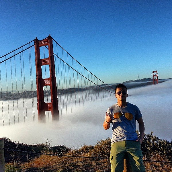 Photo taken at *CLOSED* Golden Gate Bridge Walking Tour by Fidel I. on 6/28/2013