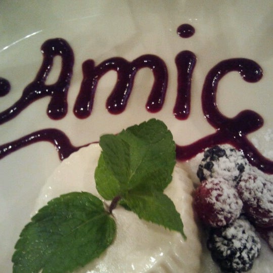 Photo taken at Amici Cafe by Natalia R. on 2/11/2013