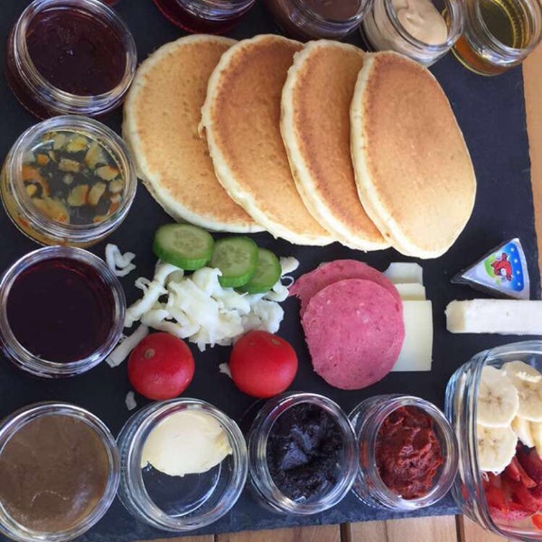9/7/2016에 Damla A.님이 Kavanoz Pancakes &amp; Biscuits에서 찍은 사진