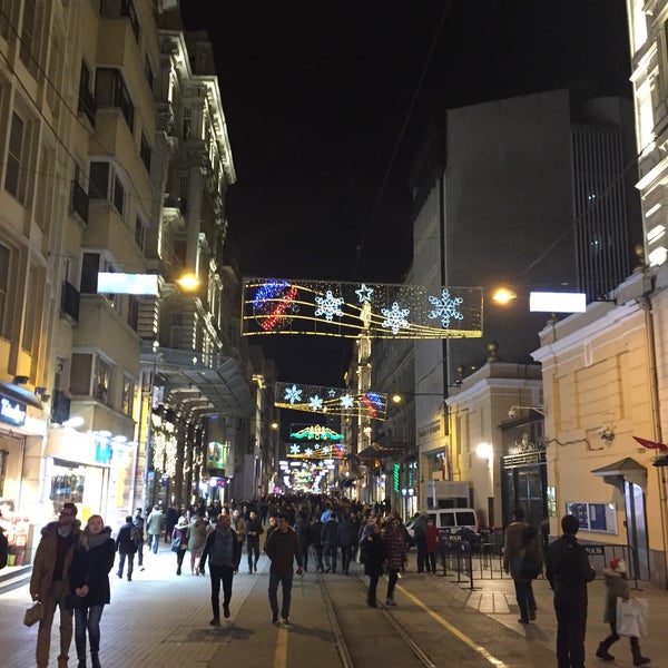Photo taken at İstiklal Avenue by Gürkan B. on 1/15/2016
