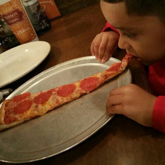 Photo taken at Russo&#39;s New York Pizzeria by Val R. on 1/3/2016