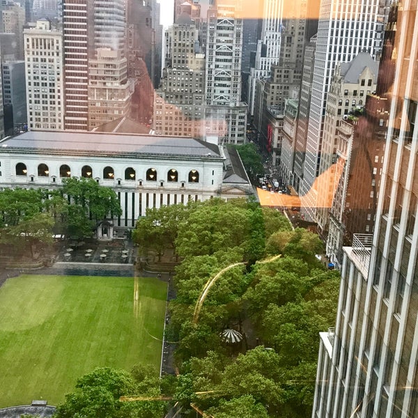 Photo taken at 5 Bryant Park by Pete W. on 5/22/2017