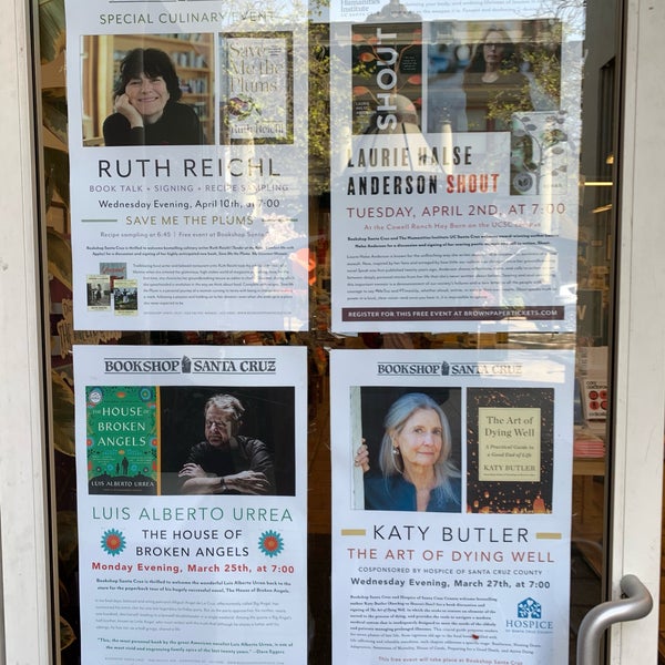 Photo taken at Bookshop Santa Cruz by Jeremy G. on 3/24/2019