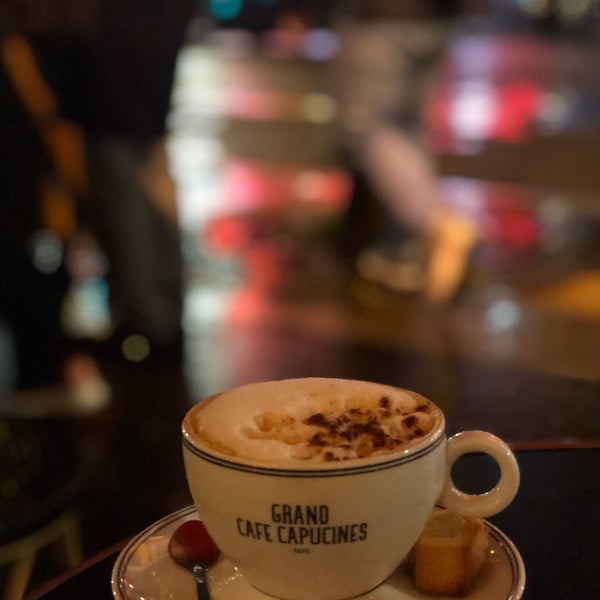 Photo taken at Le Grand Café Capucines by Sara on 1/3/2020