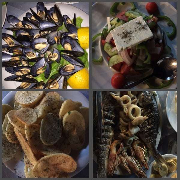 Снимок сделан в Agkyra Fish Restaurant пользователем burcuu39 8/25/2015