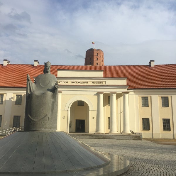 Photo taken at Monument to King Mindaugas by Roman U. on 4/5/2018