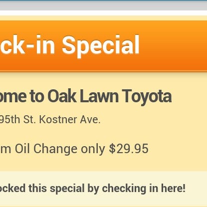 รูปภาพถ่ายที่ Oak Lawn Toyota โดย Barbara H. เมื่อ 9/23/2013