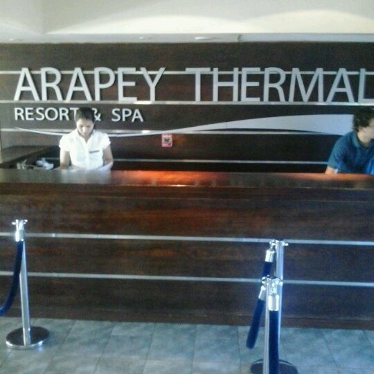 Photo taken at Arapey Thermal Resort  &amp; Spa by Guia Sidnei S. on 2/9/2013