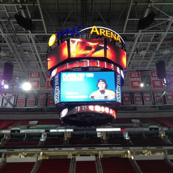 Photo taken at PNC Arena by Russ P. on 4/15/2013